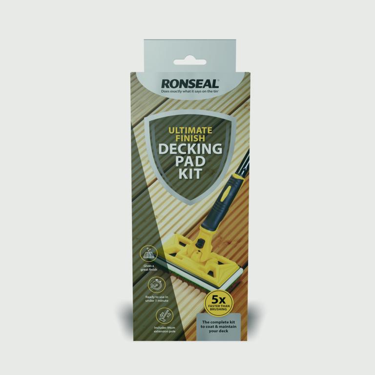 Ronseal Ultimate Finish Decking Pad Kit Ronseal Ultimate Finish Decking Pad Kit